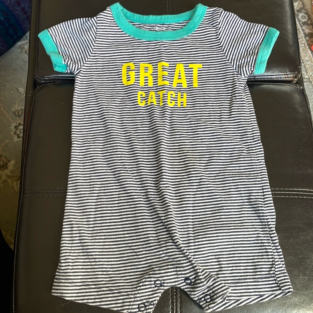 5 for $20! Carters summer baby outfit 12 month Great Catch